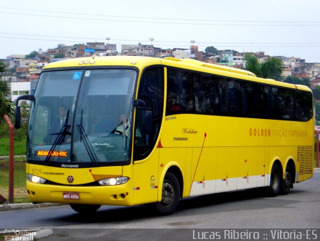 Viação Itapemirim 5729 na cidade de Vitória, Espírito Santo, Brasil, por Lucas  Ribeiro. ID da foto: 651007.