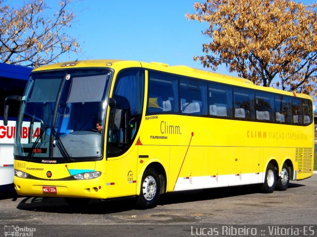 Viação Itapemirim 8863 na cidade de Vitória, Espírito Santo, Brasil, por Lucas  Ribeiro. ID da foto: 651035.