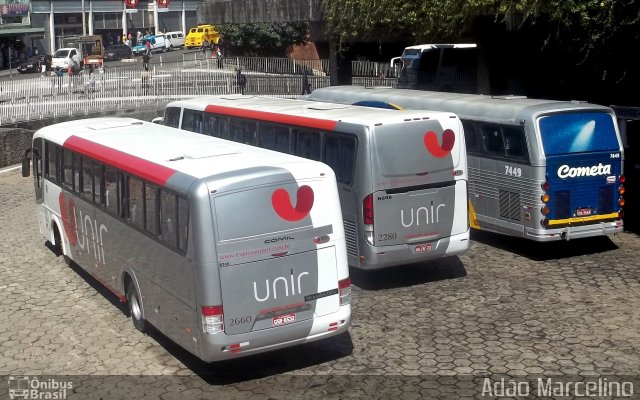 Expresso Unir 2660 na cidade de Belo Horizonte, Minas Gerais, Brasil, por Adão Raimundo Marcelino. Número da foto: #653546.