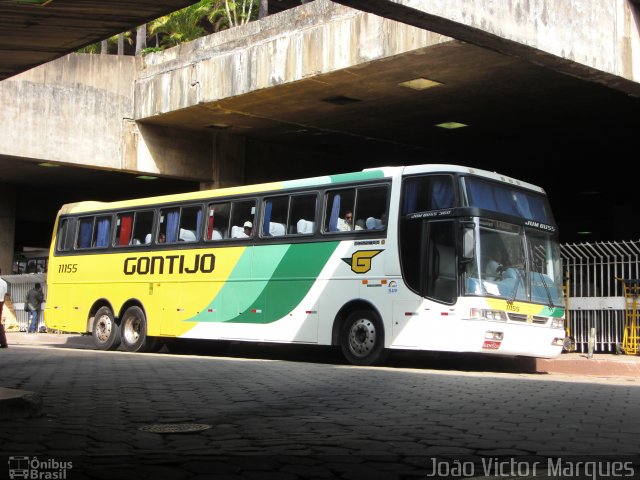 Empresa Gontijo de Transportes 11155 na cidade de Belo Horizonte, Minas Gerais, Brasil, por João Victor Marques. ID da foto: 653229.