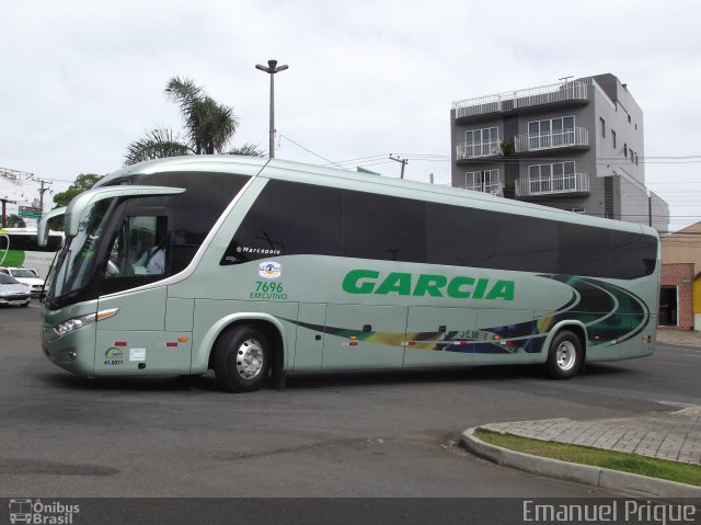 Viação Garcia 7696 na cidade de Ponta Grossa, Paraná, Brasil, por Emanuel Prique. Número da foto: #653427.