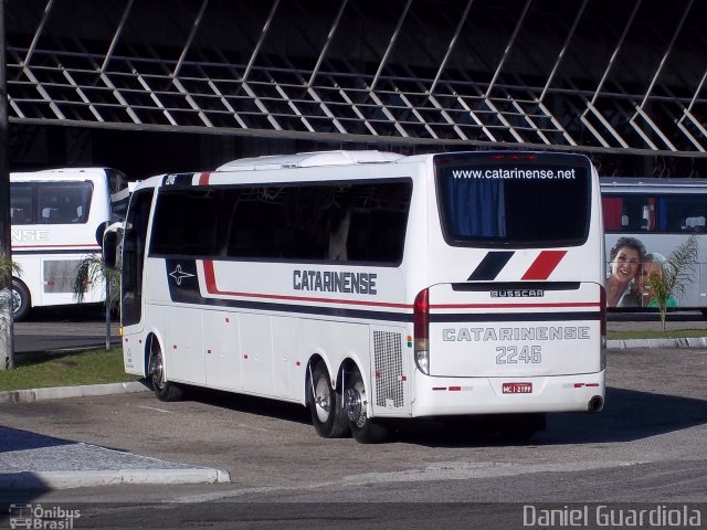 Auto Viação Catarinense 2246 na cidade de Florianópolis, Santa Catarina, Brasil, por Daniel Guardiola. ID da foto: 653899.