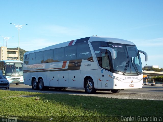 Auto Viação Catarinense 3111 na cidade de Florianópolis, Santa Catarina, Brasil, por Daniel Guardiola. Número da foto: #653914.