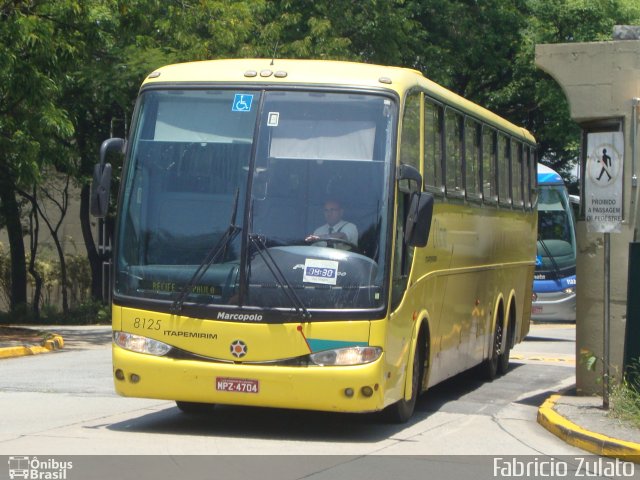 Viação Itapemirim 8125 na cidade de São Paulo, São Paulo, Brasil, por Fabricio do Nascimento Zulato. ID da foto: 654157.