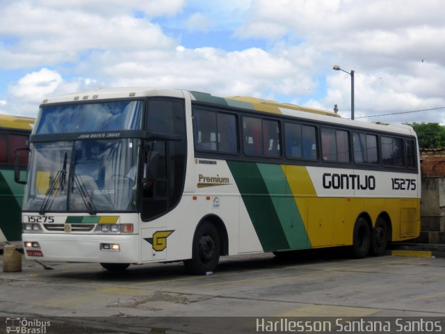 Empresa Gontijo de Transportes 15275 na cidade de Vitória da Conquista, Bahia, Brasil, por Harllesson Santana Santos. ID da foto: 655043.