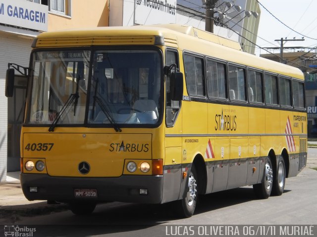 Viação Itapemirim 40357 na cidade de Muriaé, Minas Gerais, Brasil, por Lucas Oliveira. Número da foto: #654962.