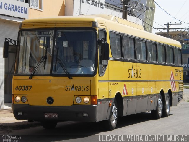 Viação Itapemirim 40357 na cidade de Muriaé, Minas Gerais, Brasil, por Lucas Oliveira. ID da foto: 654962.