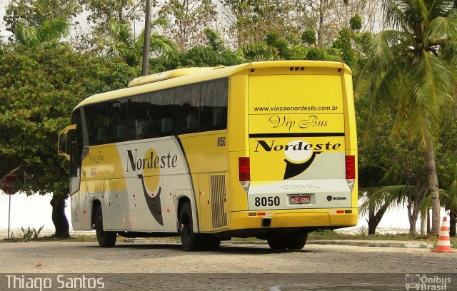 Viação Nordeste 8050 na cidade de Fortaleza, Ceará, Brasil, por Thiago Santos. ID da foto: 653853.