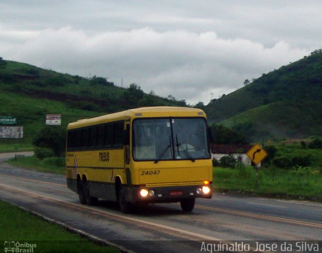 Viação Itapemirim 24047 na cidade de Leopoldina, Minas Gerais, Brasil, por Aguinaldo José da Silva. ID da foto: 656344.