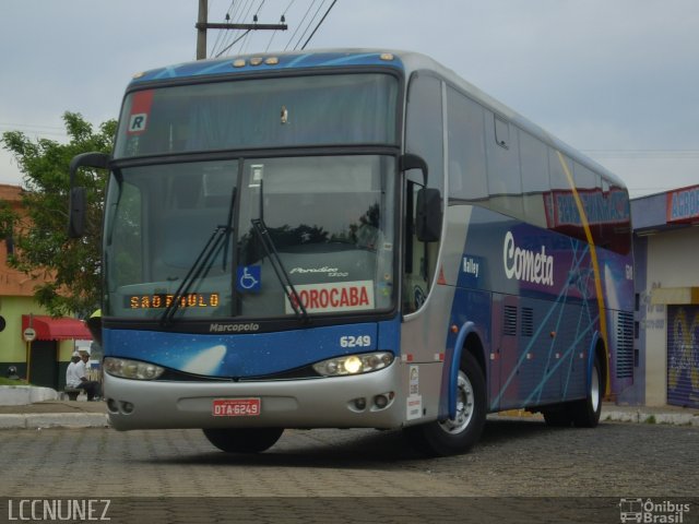 Viação Cometa 6249 na cidade de São Miguel Arcanjo, São Paulo, Brasil, por Luis Nunez. Número da foto: #656875.