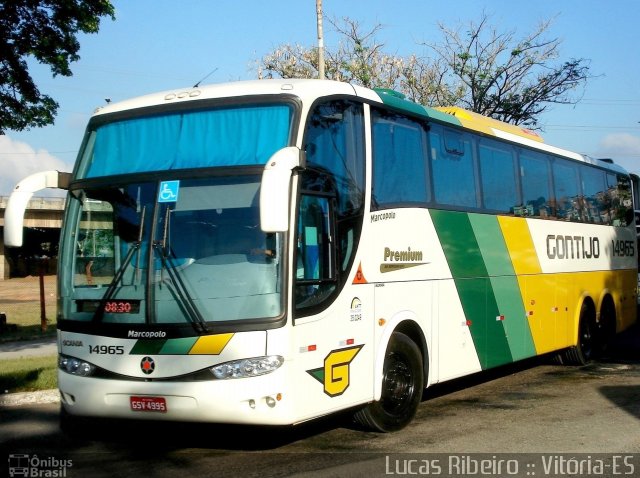 Empresa Gontijo de Transportes 14965 na cidade de Vitória, Espírito Santo, Brasil, por Lucas  Ribeiro. Número da foto: #656044.