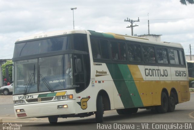 Empresa Gontijo de Transportes 15875 na cidade de Vitória da Conquista, Bahia, Brasil, por Rava Ogawa. ID da foto: 656573.