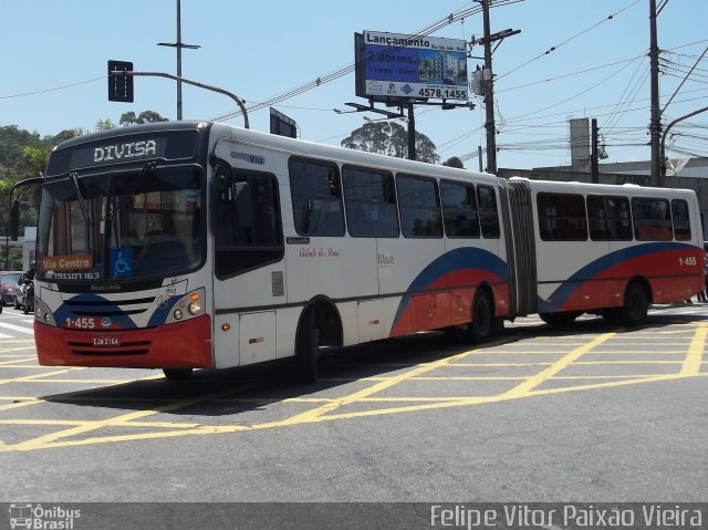 Viação Cidade de Mauá 1-455 na cidade de , por Felipe Vitor Paixão Vieira. Número da foto: #655572.