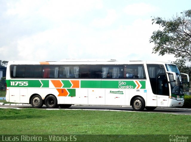 Cia. São Geraldo de Viação 11755 na cidade de Vitória, Espírito Santo, Brasil, por Lucas  Ribeiro. Número da foto: #656028.