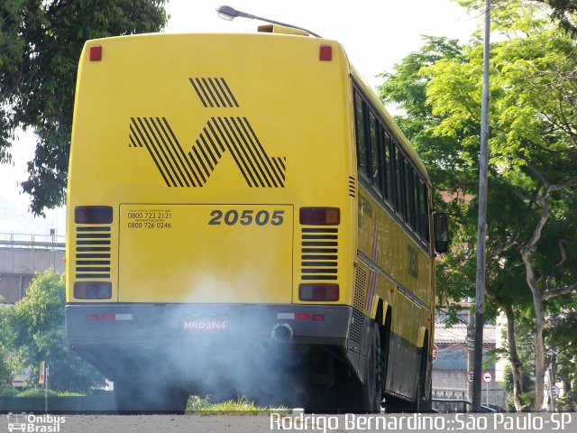 Viação Itapemirim 20505 na cidade de São Paulo, São Paulo, Brasil, por Rodrigo  Bernardino. ID da foto: 655709.