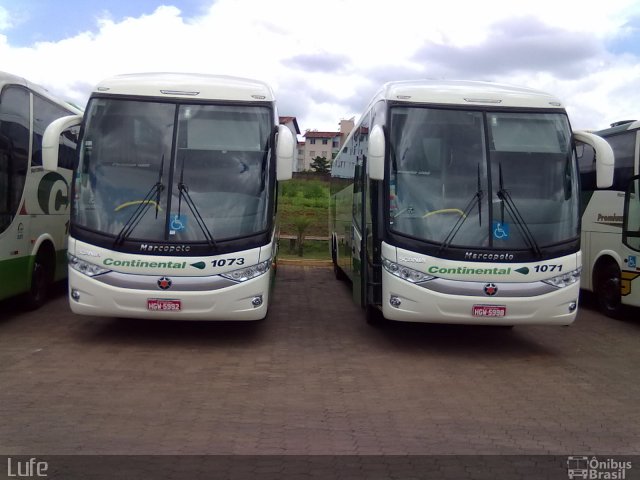 Viação Continental de Transportes 1071 na cidade de Patos de Minas, Minas Gerais, Brasil, por Luis Fernando Alves. Número da foto: #658604.