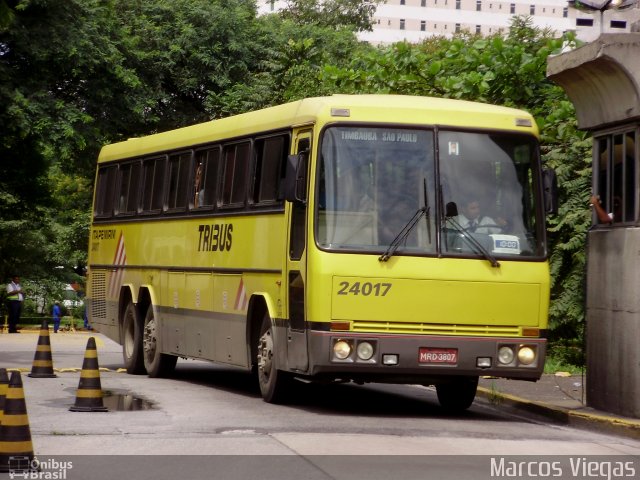 Viação Itapemirim 24017 na cidade de São Paulo, São Paulo, Brasil, por Marcos Viegas. ID da foto: 657458.