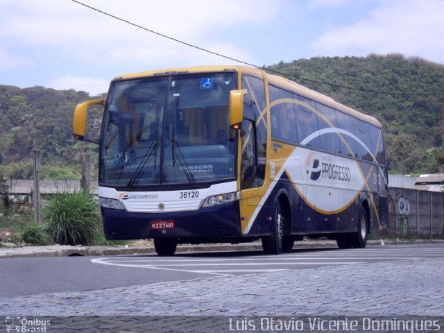 Viação Progresso 36120 na cidade de Juiz de Fora, Minas Gerais, Brasil, por Luis Otávio Vicente Domingues. Número da foto: #657903.