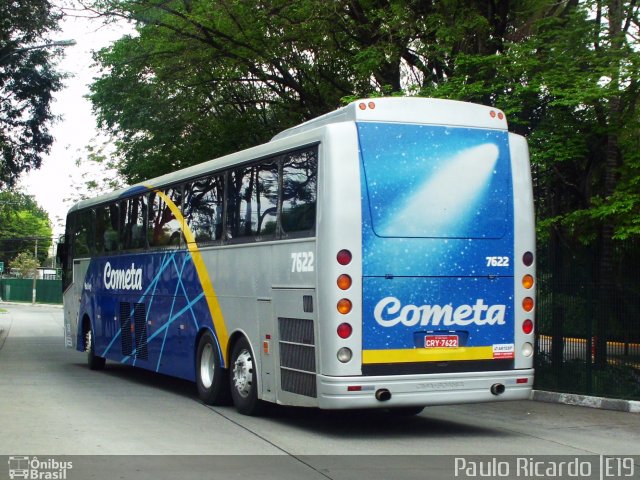 Viação Cometa 7622 na cidade de São Paulo, São Paulo, Brasil, por Paulo Ricardo. ID da foto: 658288.