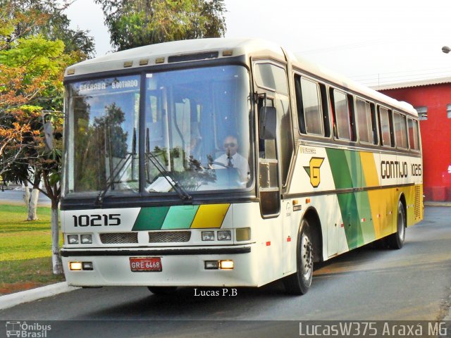Empresa Gontijo de Transportes 10215 na cidade de Araxá, Minas Gerais, Brasil, por Lucas Borges . Número da foto: #657464.