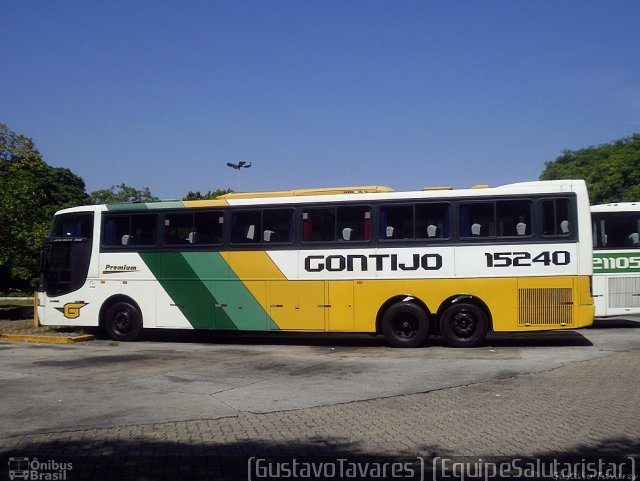 Empresa Gontijo de Transportes 15240 na cidade de São Paulo, São Paulo, Brasil, por Gustavo Tavares. ID da foto: 659133.