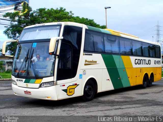 Empresa Gontijo de Transportes 12495 na cidade de Vitória, Espírito Santo, Brasil, por Lucas  Ribeiro. Número da foto: #659901.