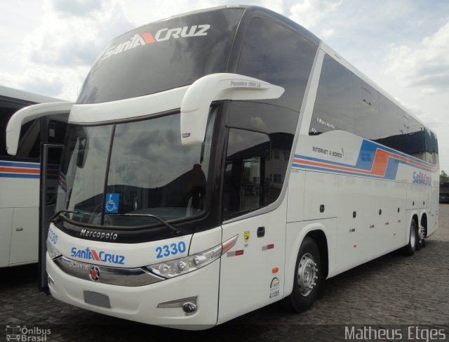VUSC - Viação União Santa Cruz 2330 na cidade de Santa Cruz do Sul, Rio Grande do Sul, Brasil, por Matheus Etges. Número da foto: #659657.