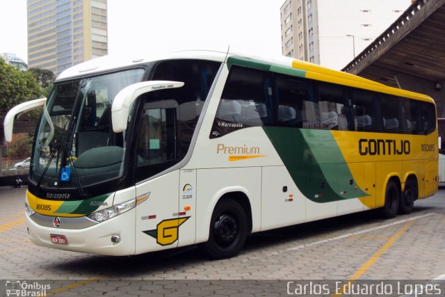 Empresa Gontijo de Transportes 18085 na cidade de Belo Horizonte, Minas Gerais, Brasil, por Carlos Eduardo Lopes. Número da foto: #694733.