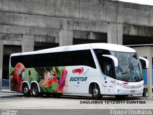 Eucatur - Empresa União Cascavel de Transportes e Turismo 4734 na cidade de Curitiba, Paraná, Brasil, por Paulo Roberto Chulis. ID da foto: 712623.