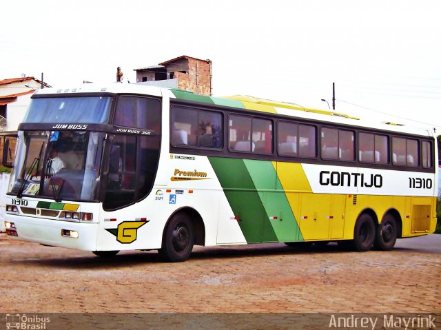Empresa Gontijo de Transportes 11310 na cidade de Belo Horizonte, Minas Gerais, Brasil, por Andrey Gustavo. Número da foto: #712447.
