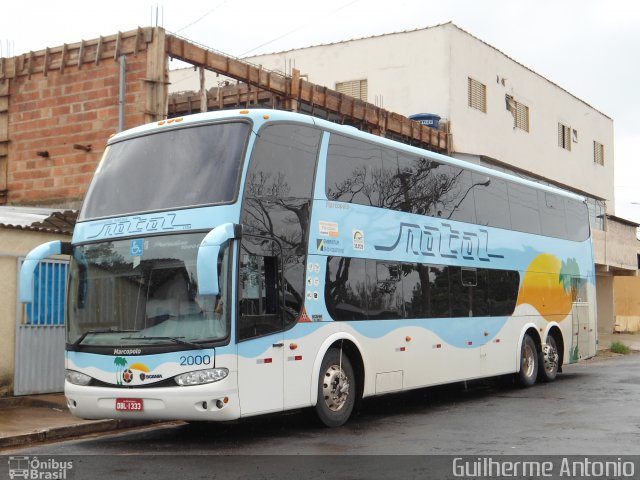 Transportadora Turística Natal 2000 na cidade de Araxá, Minas Gerais, Brasil, por Guilherme Antonio. Número da foto: #712778.
