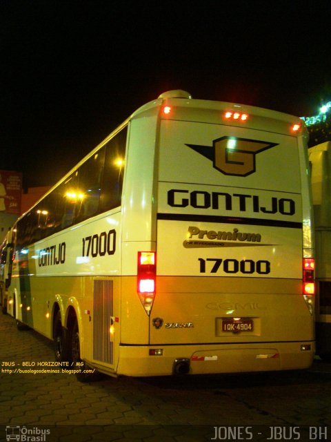 Empresa Gontijo de Transportes 17000 na cidade de Belo Horizonte, Minas Gerais, Brasil, por Jones Bh. Número da foto: #711797.