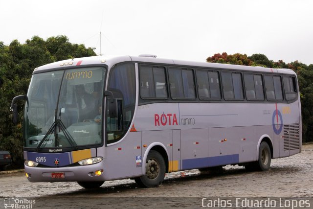 Rota Transportes Rodoviários 6095 na cidade de Vitória da Conquista, Bahia, Brasil, por Carlos Eduardo Lopes. ID da foto: 711518.