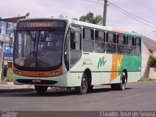 Empresa Circular de Marília 5177 na cidade de Marília, São Paulo, Brasil, por Claudio José de Souza. Número da foto: #712469.