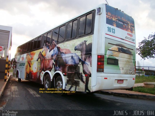 Eucatur - Empresa União Cascavel de Transportes e Turismo 1613 na cidade de Brasília, Distrito Federal, Brasil, por Jones Bh. Número da foto: #711824.