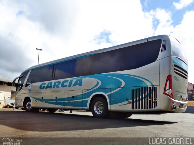 Viação Garcia 7786 na cidade de Telêmaco Borba, Paraná, Brasil, por Lucas Gabriel. Número da foto: #712731.