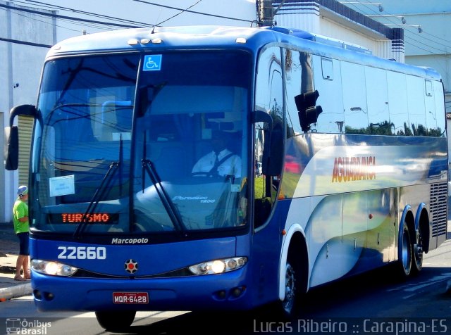 Viação Águia Branca 22660 na cidade de Vitória, Espírito Santo, Brasil, por Lucas  Ribeiro. Número da foto: #711563.