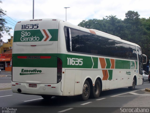Cia. São Geraldo de Viação 11635 na cidade de Sorocaba, São Paulo, Brasil, por Elias  Junior. Número da foto: #714025.