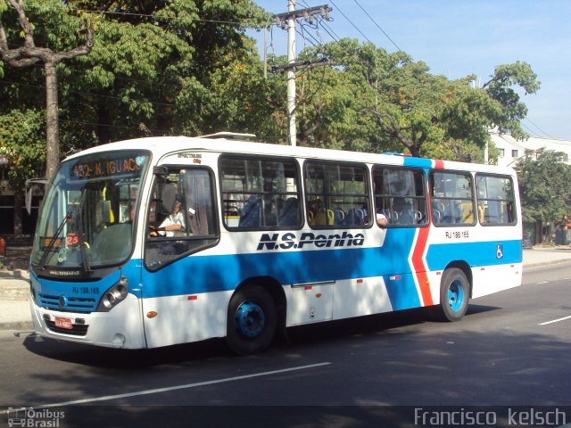 Viação Nossa Senhora da Penha RJ 188.165 na cidade de Rio de Janeiro, Rio de Janeiro, Brasil, por Francisco  Kelsch. Número da foto: #713333.