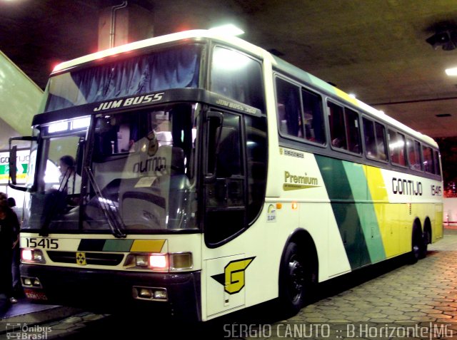 Empresa Gontijo de Transportes 15415 na cidade de Belo Horizonte, Minas Gerais, Brasil, por Sérgio Augusto Braga Canuto. ID da foto: 714432.