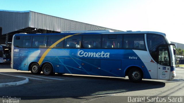 Viação Cometa 4401 na cidade de Praia Grande, São Paulo, Brasil, por Daniel Santos Sardi. Número da foto: #714669.