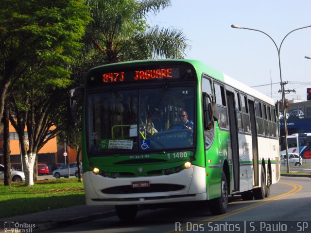 Viação Santa Brígida 1 1480 na cidade de São Paulo, São Paulo, Brasil, por Rafael Santos. ID da foto: 719147.