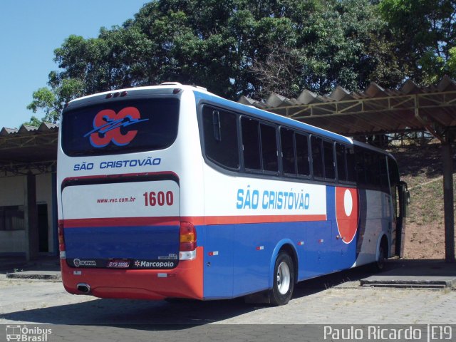 Viação São Cristóvão 1600 na cidade de Divinópolis, Minas Gerais, Brasil, por Paulo Ricardo. Número da foto: #717310.