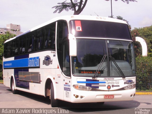 VIDA - Viação Danúbio Azul 6011 na cidade de São Paulo, São Paulo, Brasil, por Adam Xavier Rodrigues Lima. Número da foto: #717714.