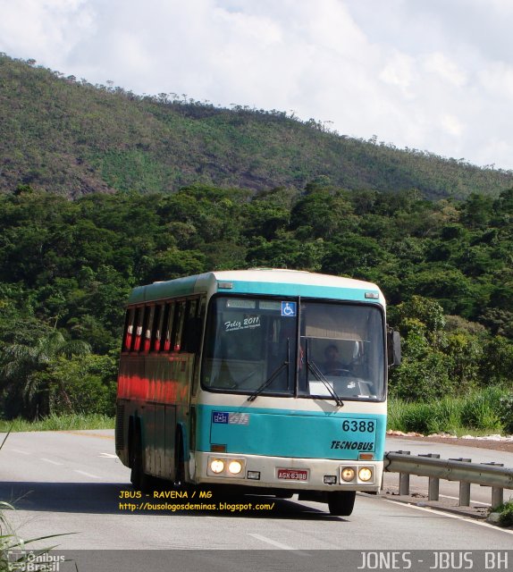 Ônibus Particulares 6388 na cidade de Sabará, Minas Gerais, Brasil, por Jones Bh. Número da foto: #719161.