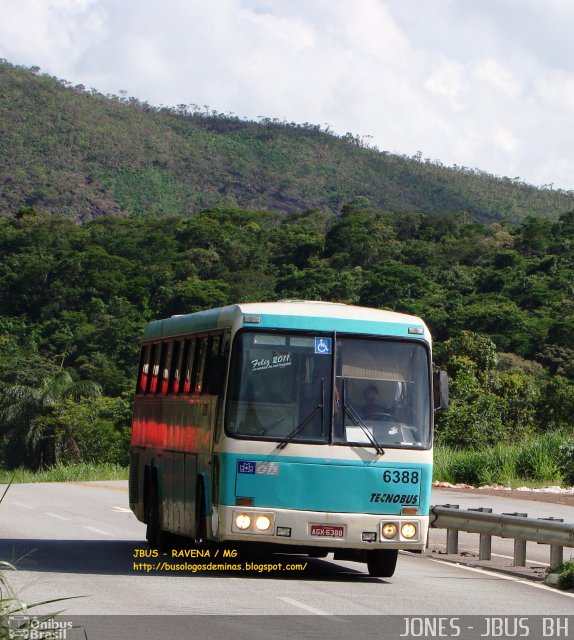 Ônibus Particulares 6388 na cidade de Sabará, Minas Gerais, Brasil, por Jones Bh. ID da foto: 719161.