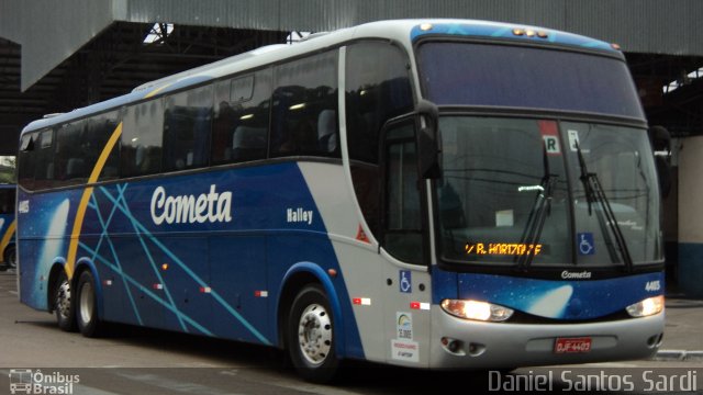Viação Cometa 4403 na cidade de Praia Grande, São Paulo, Brasil, por Daniel Santos Sardi. Número da foto: #717421.