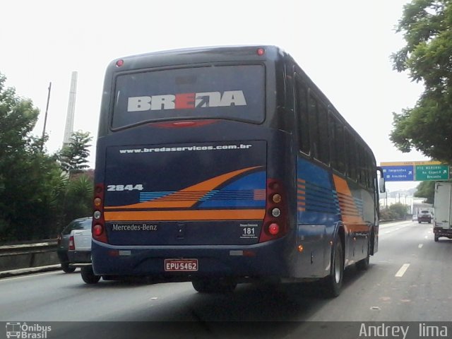 Breda Transportes e Serviços 2844 na cidade de São Paulo, São Paulo, Brasil, por Andrey Lima. Número da foto: #719675.