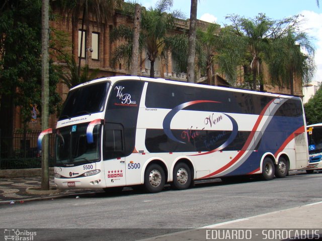 Vai-Vem Turismo 5500 na cidade de São Paulo, São Paulo, Brasil, por EDUARDO - SOROCABUS. Número da foto: #720020.