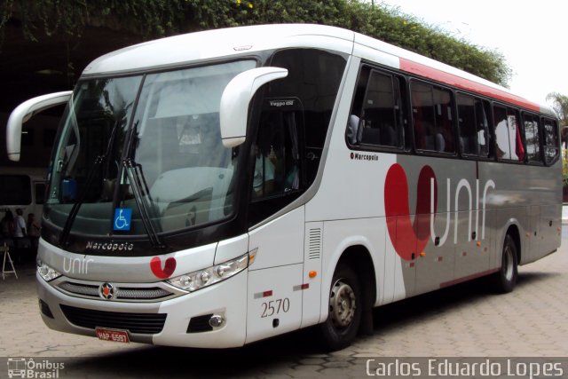 Expresso Unir 2570 na cidade de Belo Horizonte, Minas Gerais, Brasil, por Carlos Eduardo Lopes. Número da foto: #719626.